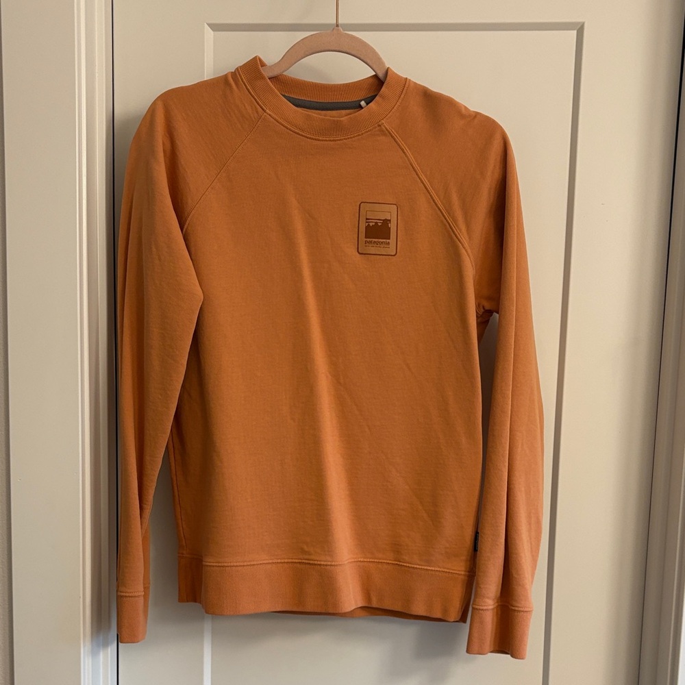 Patagonia Burnt Orange Crewneck Sweater